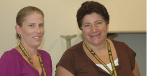 New Student Council Advisors Erin Thompson and JoAnne Moreno (not depicted: Derek Steffes). photo by Becca Holt