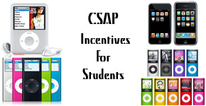Students get incentives for CSAP. Artwork by Rebecca Holt